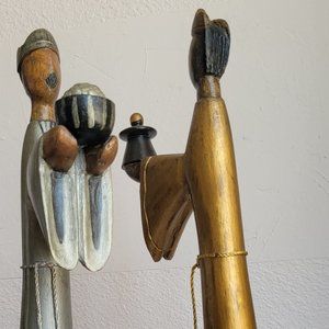 Wooden Gift of the Magi Figurines (Set of 2)